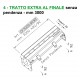 Canale a fessura TRATTO EXTRA FINALE senza pendenza mm 3000 h. 92/92