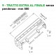  Canale a fessura ridotta TRATTO EXTRA FINALE senza pendenza mm 500 h. 92/92